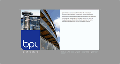 Desktop Screenshot of bplarchitecture.co.uk